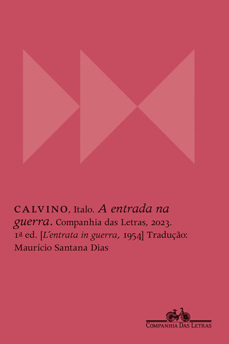 Libro Entrada Na Guerra A De Calvino Italo Cia Das Letras