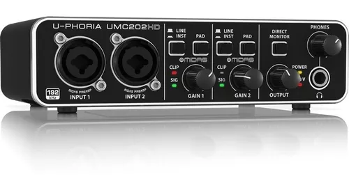 INTERFAZ DE AUDIO BEHRINGER - UMC202HD - Main Todo Música