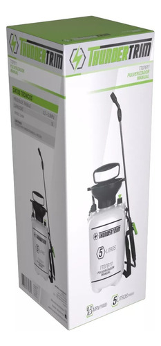 Pulverizador Fumigador Manual De Presion 5 Litros Color Blanco