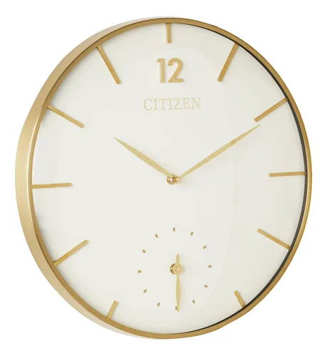 Reloj Pared Tono Dorado