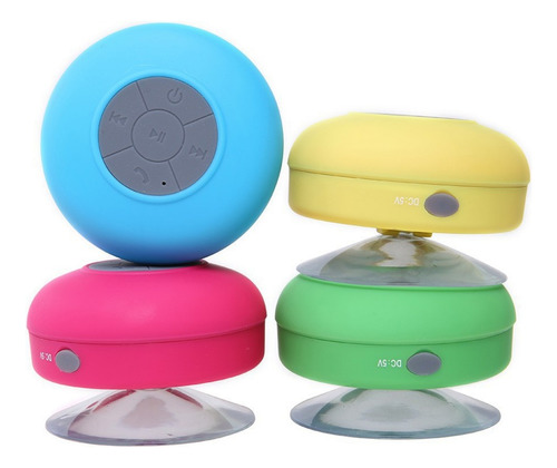 Parlante Stereo Bluetooth Ducha Resistente Al Agua Altavoz