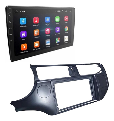 Radio 9 Auto Android 4gb 64gm Ram + Bisel Kia Rio 3, 4, 5