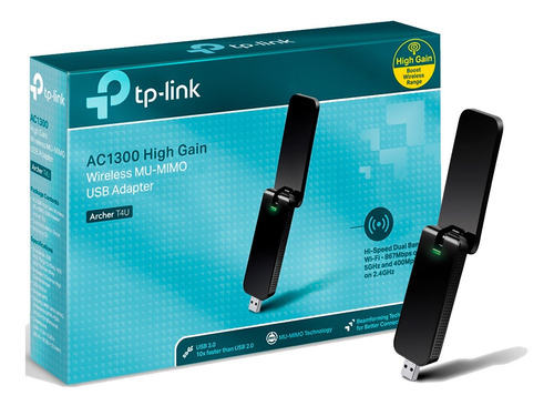 Tp-link Adaptador Usb 3.0 Wifi Banda Dual 2.4ghz Archer T4u