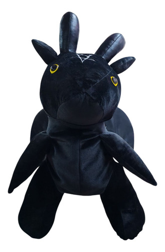 Mochila De Baphomet (cabra Negra) Negro Liso
