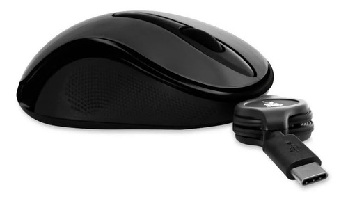 Imagen 2 de 3 de Mouse Retractil Usb Tipo C Maxell Compatible Mac Pc Original