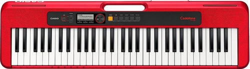 Teclado Casio Casiotone Ct S200 Digital Vermelho + Fonte