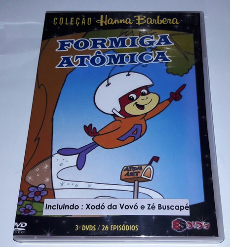 Dvd Formiga Atômica , Zé Buscapé E Xodó Da Vovó ( Completo
