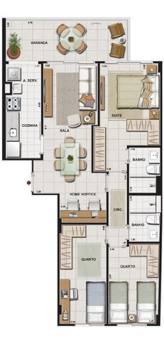 Imagem 10 de 11 de Apartamento À Venda No Bairro Maracanã - Rio De Janeiro/rj - O-18698-31204