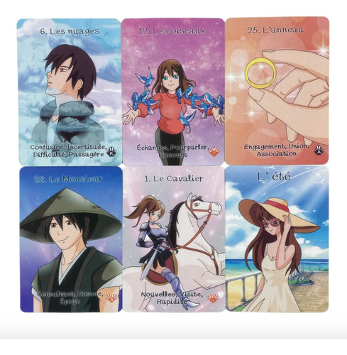 Oraculo Lenormand Du Japón 36 Cartas + E-book