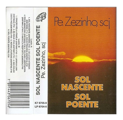 Cassete - Pe. Zezinho, Scj - Sol Nascente Sol Poente