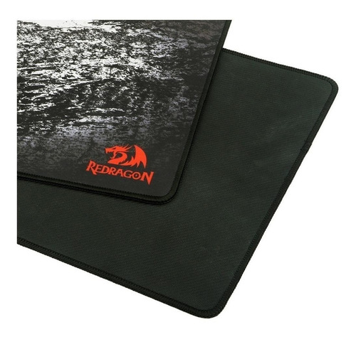 Imagem 5 de 6 de Mouse Pad gamer Redragon RD-P018 Taurus de borracha 300mm x 930mm x 3mm preto/branco
