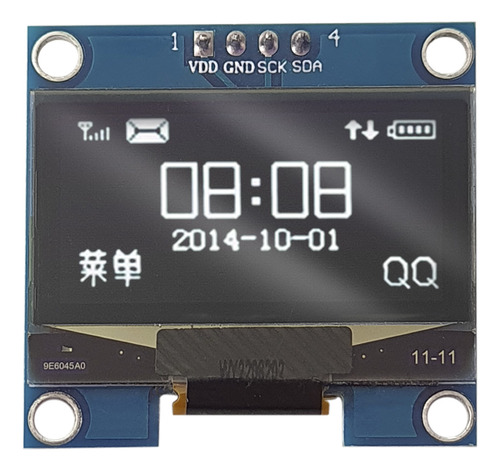 Display Oled Branco 128x64 Pixel 1.3 Polegas 4 Pinos I2c