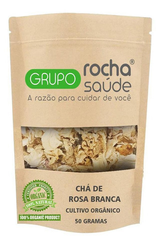 Chá De Rosa Branca 50 Gramas