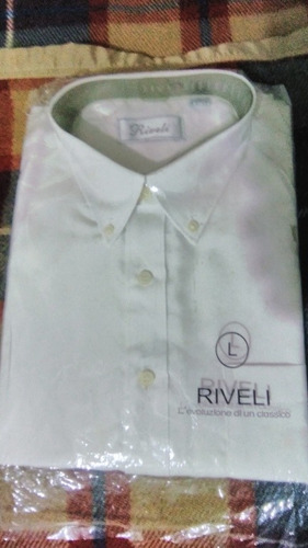 Camisa Manga Larga. Blanca