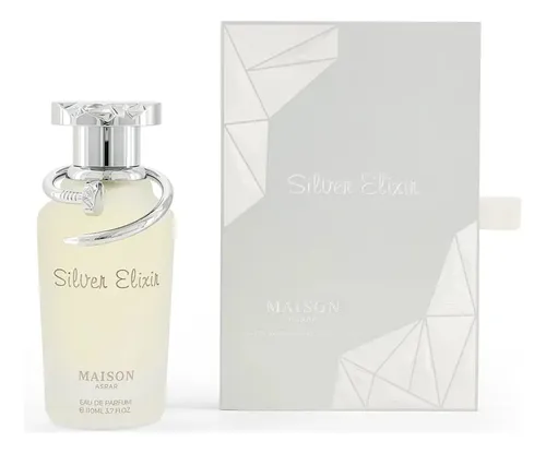 Maison Asrar Elixir 100ml海外香水 メンズ フレグランス Perfume Árabe Silver Elixir Maison Asrar 110ml - Sem | Frete grátis