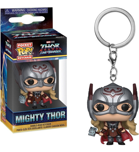 Llavero Funko Pop Marvel Thor Love And Thunder Mighty Thor