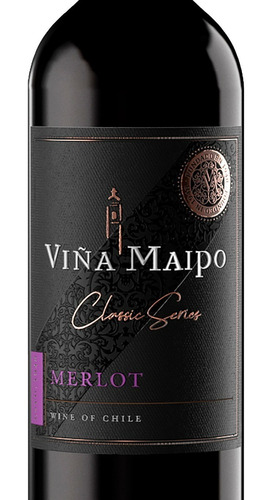 Vino Tinto Viña Maipo Classic Series Merlot 750 Ml