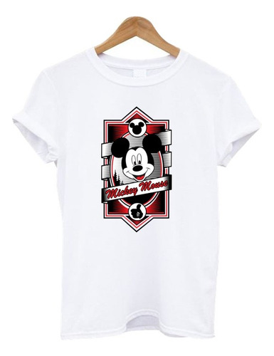 Playera Gruesa Disney Mickey Mouse Corte Recto D39