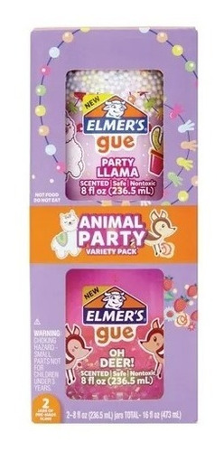 Elmer's Gue Slime Animal Party Variety Pack 2 Piezas 2163929