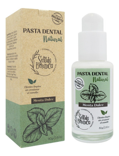 Sentida Botánica Pasta De Dientes Dental Menta Natural 