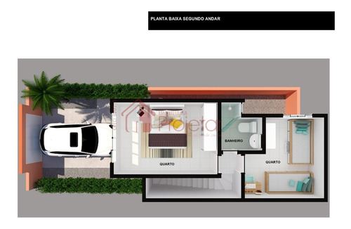 Imagem 8 de 14 de Casas Lineares Com 02 Quartos - Ponto Chic/nova Iguaçu - Ca00808 - 70981427