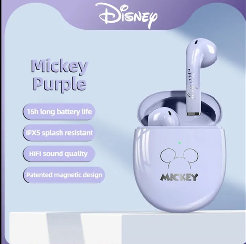 Audífonos Infantiles Bluetooth Mickey Mouse  Regalo Ideal