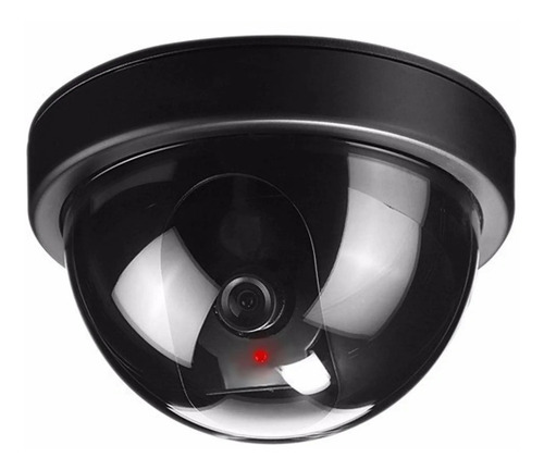 Imagen 2 de 5 de Cámara De Seguridad Vigilancia Falsa Tipo Domo C/luzled