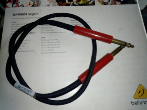 Cable De 1/4 A 1/4 Original Switchcaft Medio Metro