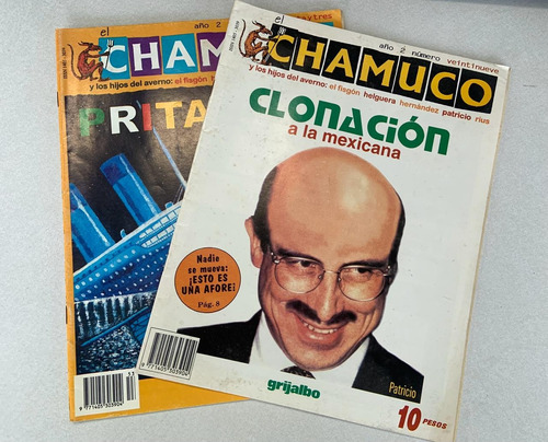 2 Revistas De El Chamuco No. 53 Y 29. Grijalbo. 1996 Y 1997