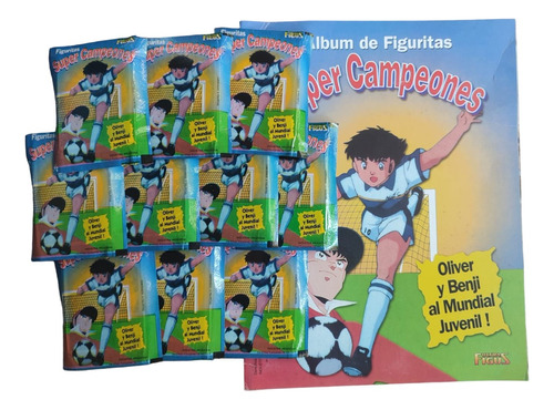 Álbum De Figuritas Super Campeones + 20 Sobres