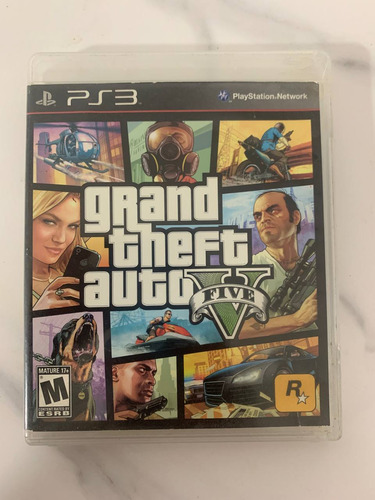 Gta V 5. Ps3. Físico Con Mapa Y Manual. Original Colecciones