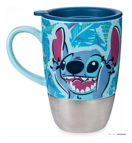 Taza Stitch Experimento 626 Mug Viajero 470 Ml Disney Store