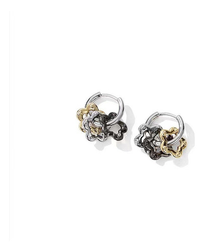 Chic Floral Earrings Elegant Korean Style Studs 2024