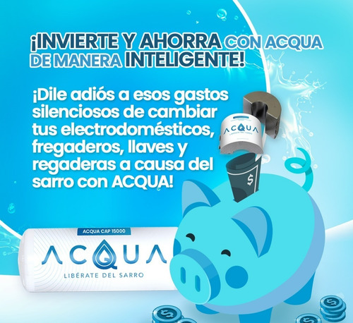 Libérate Del Sarro Dispositivo Acqua T-1 Residencial