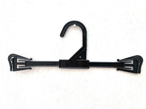 Gancho Ropa Corsetería Negro 25cm 50 Piezas