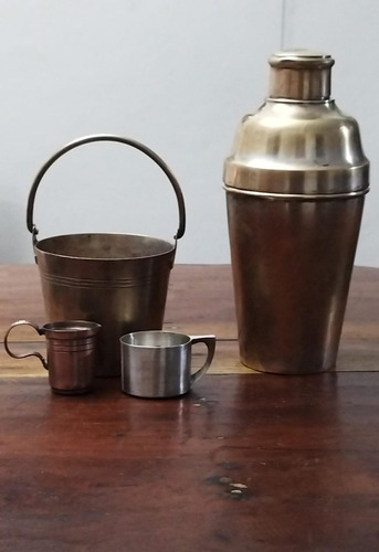 Antiguo Set Para Cóctel/decoración -uso.