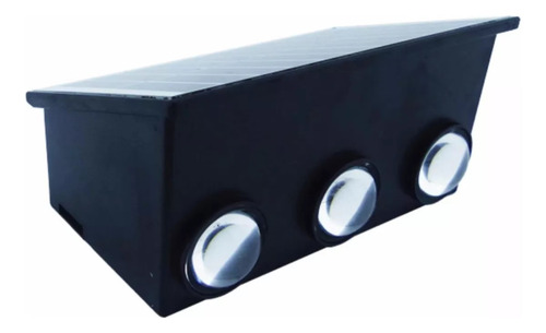 Aplique Solar Bidireccional Impermeable 6 Leds Luz Rgb