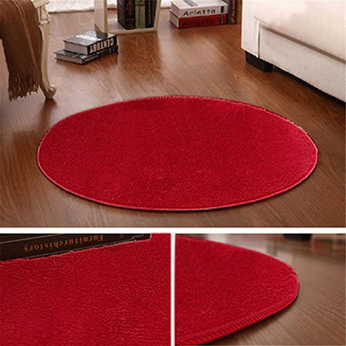 Alfombra Redonda De Felpa, 40 Cm, Suave, Para Baño, Dormitor