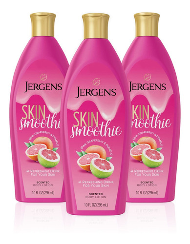 Jergens Skin Smoothie - Loción Corporal Perfumada Con Pomelo