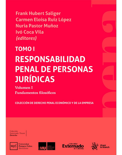 Responsabilidad Penal De Personas Jurídicas. Tomo I