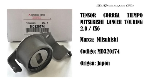 Tensor Correa Tiempo Mitsubishi Lancer Touring 2.0 Cs6
