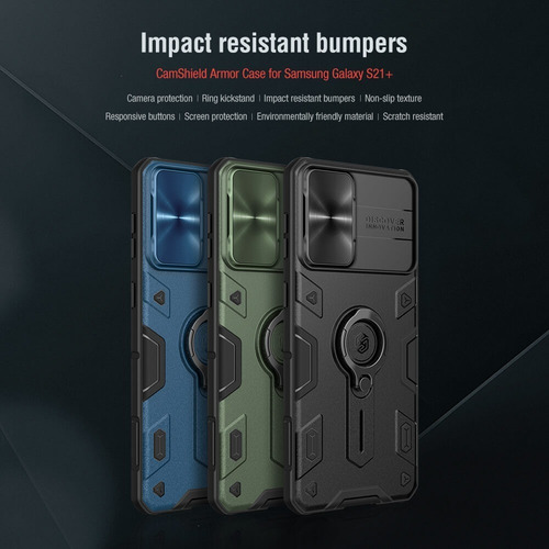 Imagen 5 de 10 de Samsung Galaxy S21+ Ultra Carcasa Nillkin Camshield Armor