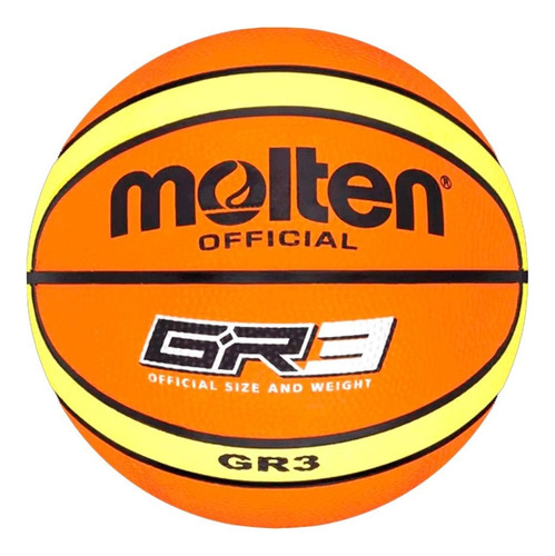 Pelota Basket Molten Nº3 Original Basquetbol Goma El Rey