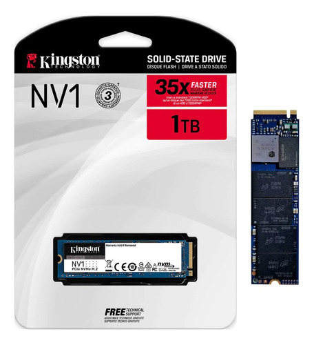 Disco Estado Solido Kingston Nv1 1tb M.2 2280 Nvme Pcie Snvs