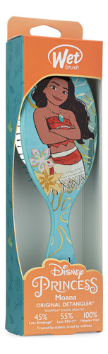 Wet Brush Cepillo Desenredante Moana Color Celeste