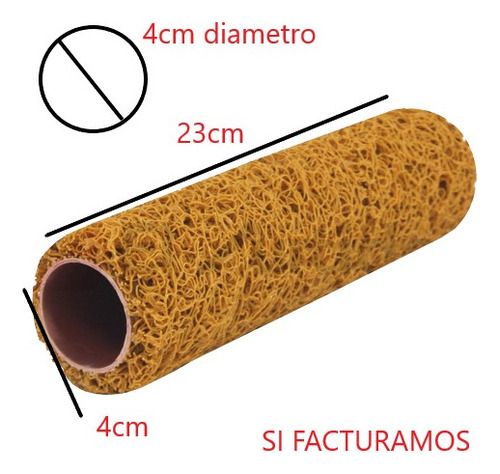 Rodillo Texturizador 9'' Repuesto Goop Felpa Byp Tg09