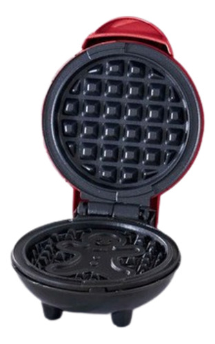 Dash Mini Máquina De Waffle Gingerbread Man Compacta E Fofa Vermelha