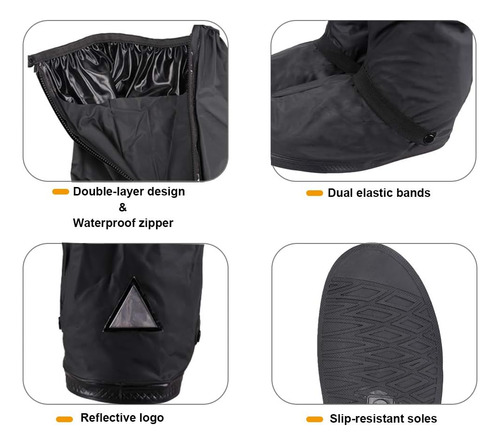Funda Impermeable Para Zapatos, Plegable, Para Lluvia, Botas
