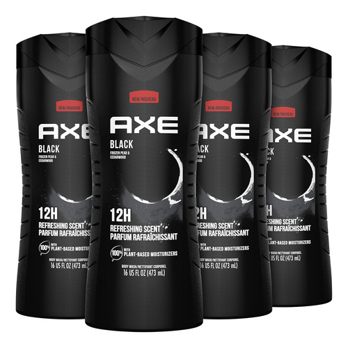 Axe Black Gel De Ducha Y Limpiador Para Hombre 16 Onzas