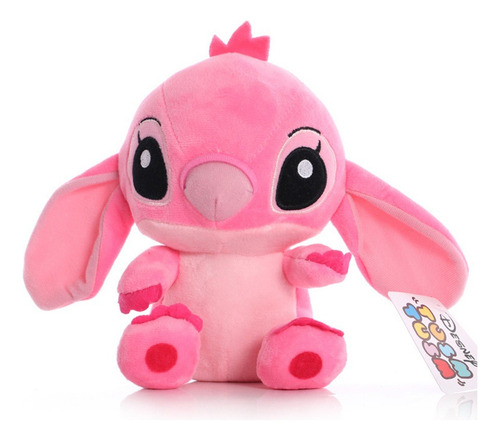 Pelúcia Stitch Da Lilo 20cm Disney - Rosa